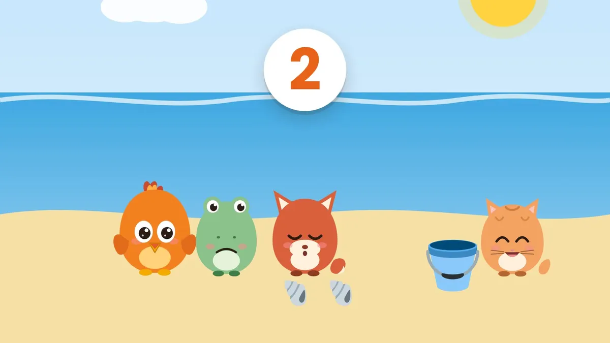Flam et ses amis à la plage